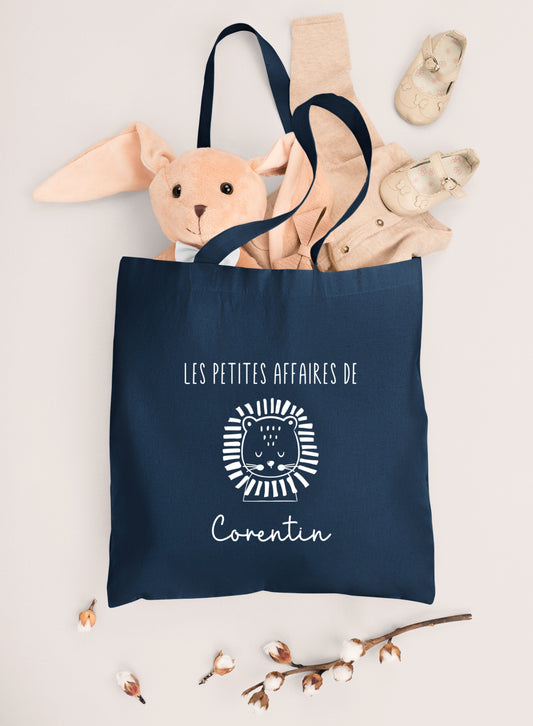 Sac enfant Lion personnalisé, Sac enfant, Sac enfant personnalisé, Tote bag enfant