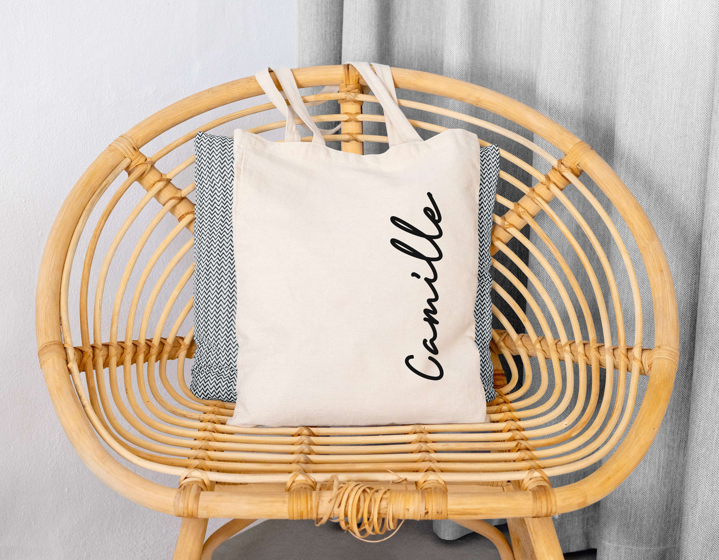 Tote bag personnalisable, Sac en tissu personnalisé