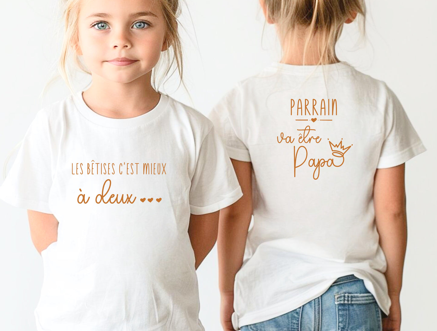 T-shirt annonce grossesse, T-shirt enfant, Cadeau futur papa, Cadeau parrain