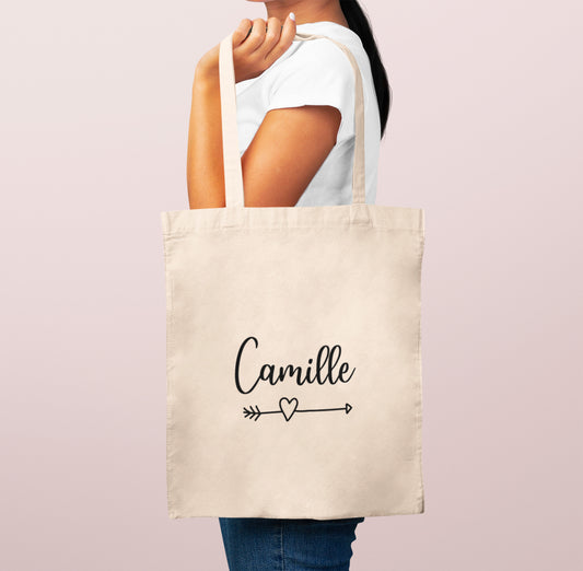 Tote bag personnalisable, Sac en tissu personnalisé