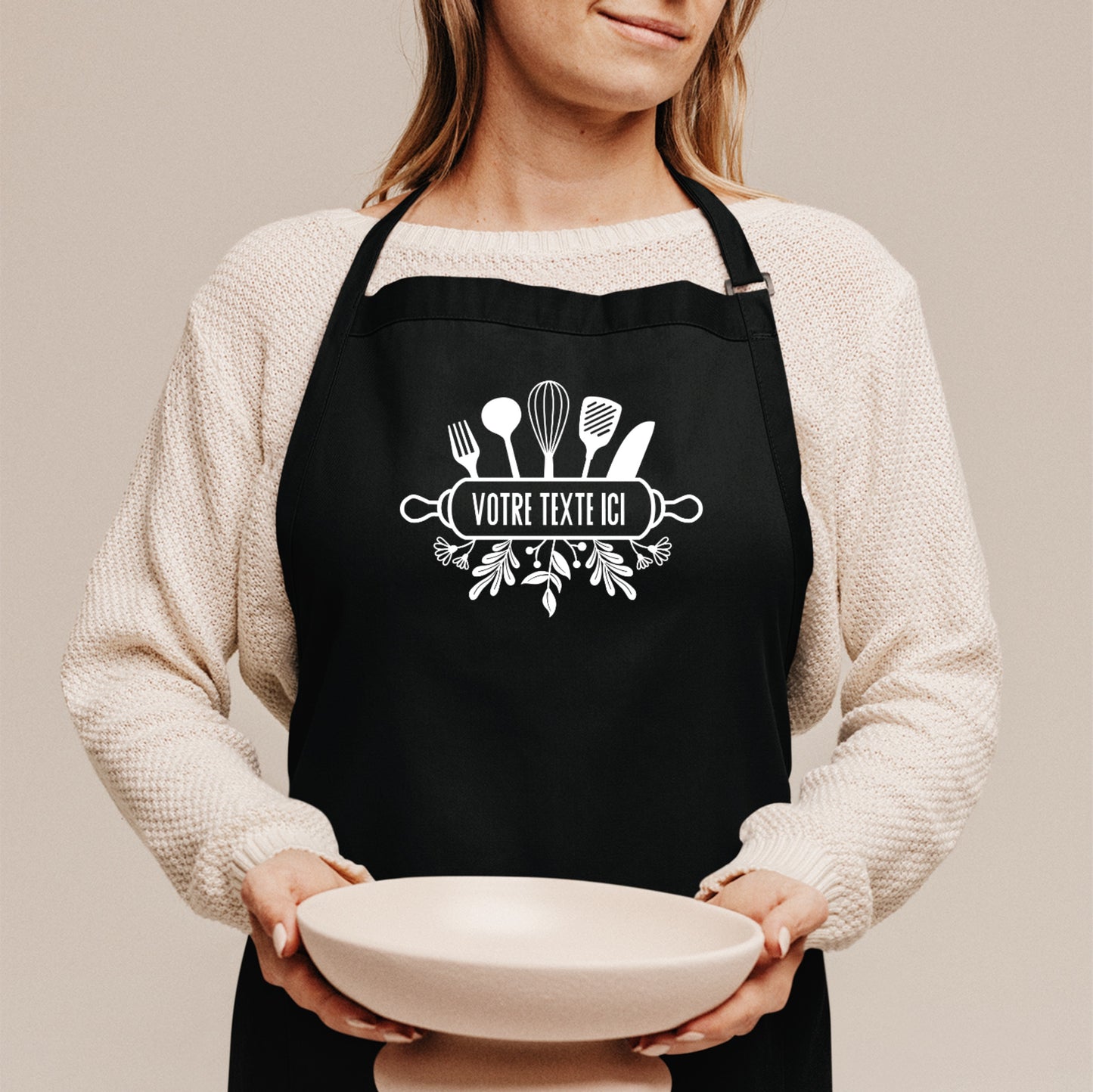 Tablier de cuisine personnalisé, Cadeau de cuisine