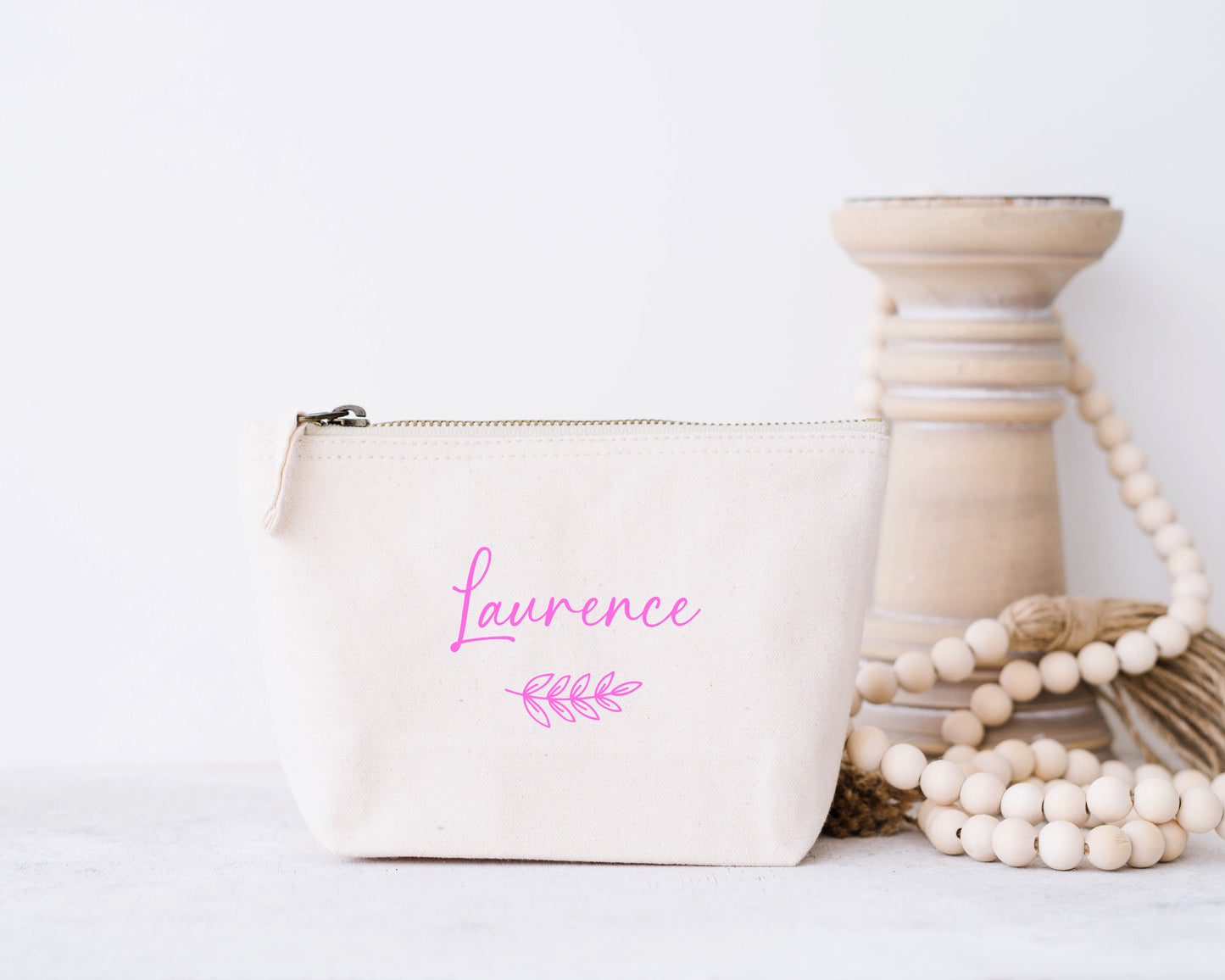 Trousse de maquillage personnalisée, Cadeau marraine, Idée cadeau maman personnalisé