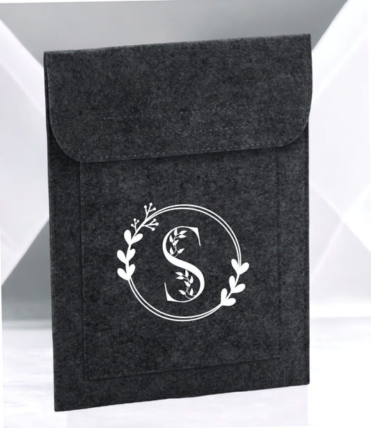 Housse personnalisé en feutrine, Housse tablette, Etui liseuse