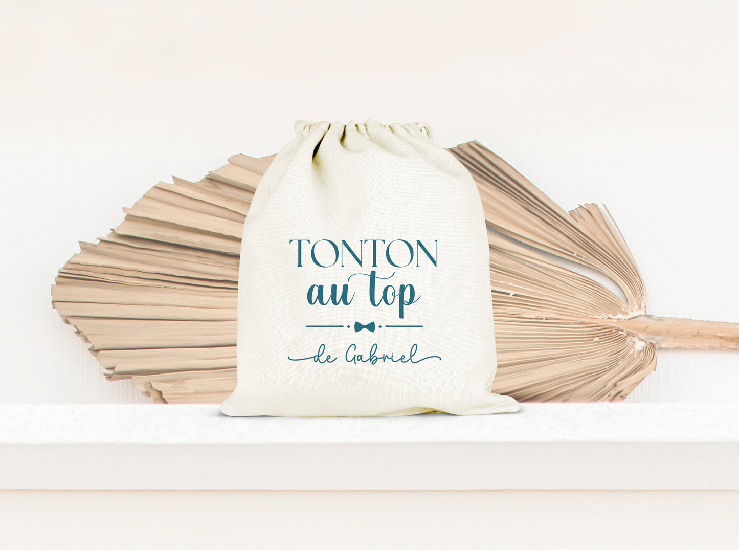 Sac de rangement, Pochon personnalisé, Cadeau Tonton
