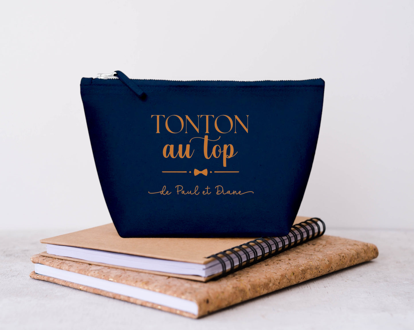 Trousse personnalisée Tonton, Trousse de toilette, Cadeau Tonton