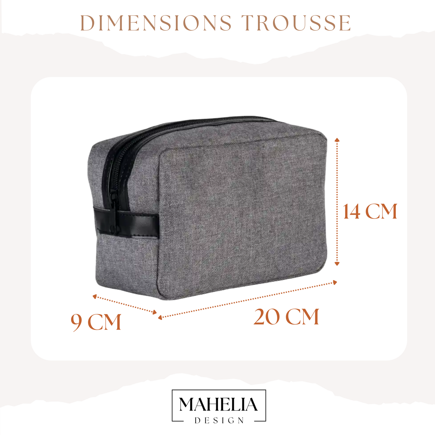 Trousse Toilette, Trousse sport volleyball personnalisée