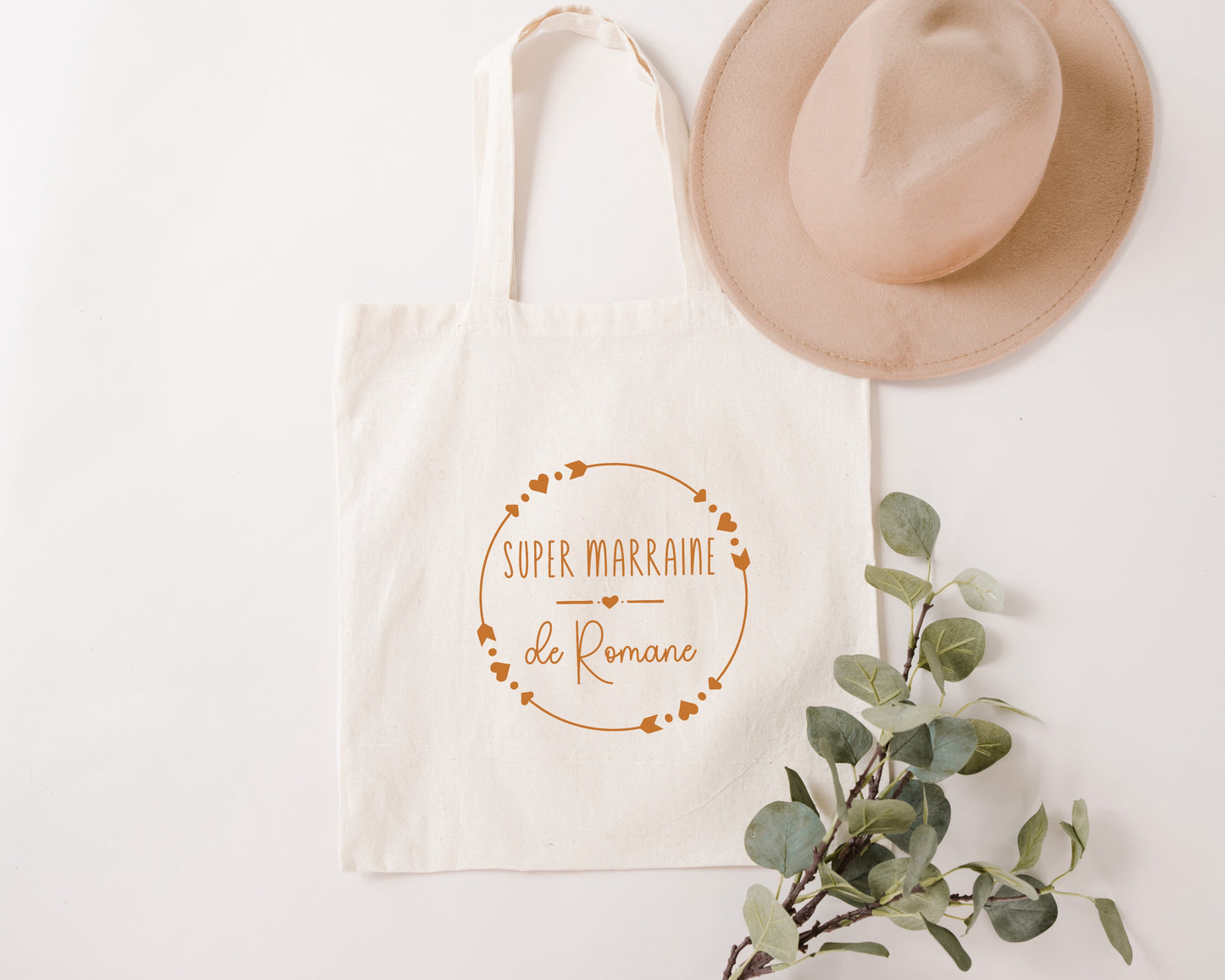 Tote bag personnalisé, Cadeau Marraine, Super Marraine