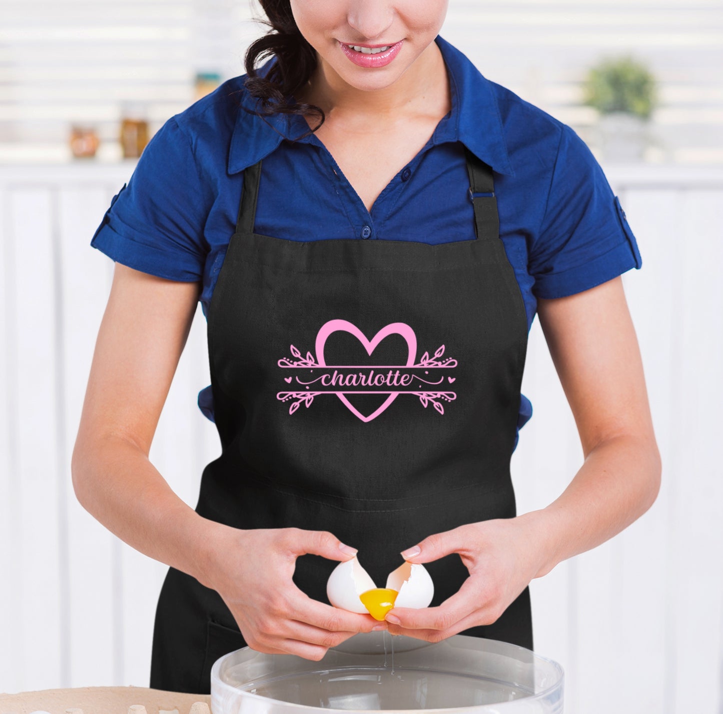 Tablier de cuisine personnalisé avec prénom, Tablier jardin, Cadeau fête des pères, Cadeau fête des mères
