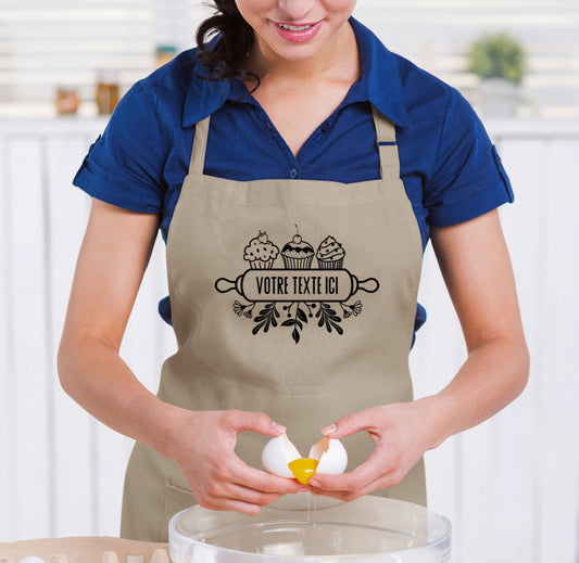 Tablier de cuisine personnalisé, Cadeau de cuisine