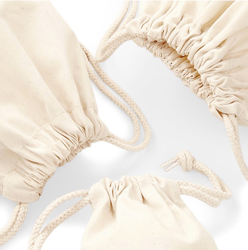 Sac cadeau Noël, Hotte de Noël personnalisée, Emballage Noël, Pochon Noël personnalisé