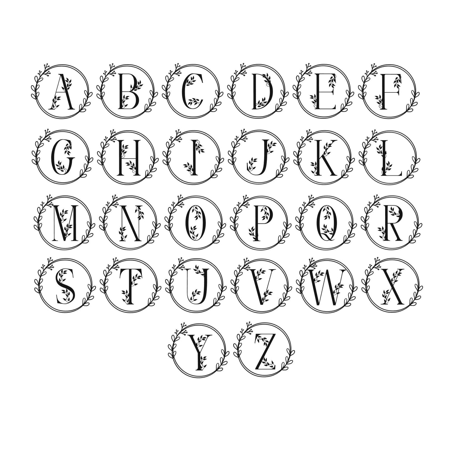 Tote Bag Femme Lettre Florale Personnalisé en coton, Sac toile Cabas, Sac fourre-tout, Tote bag graphique