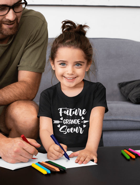 T-shirt future grande soeur personnalisable
