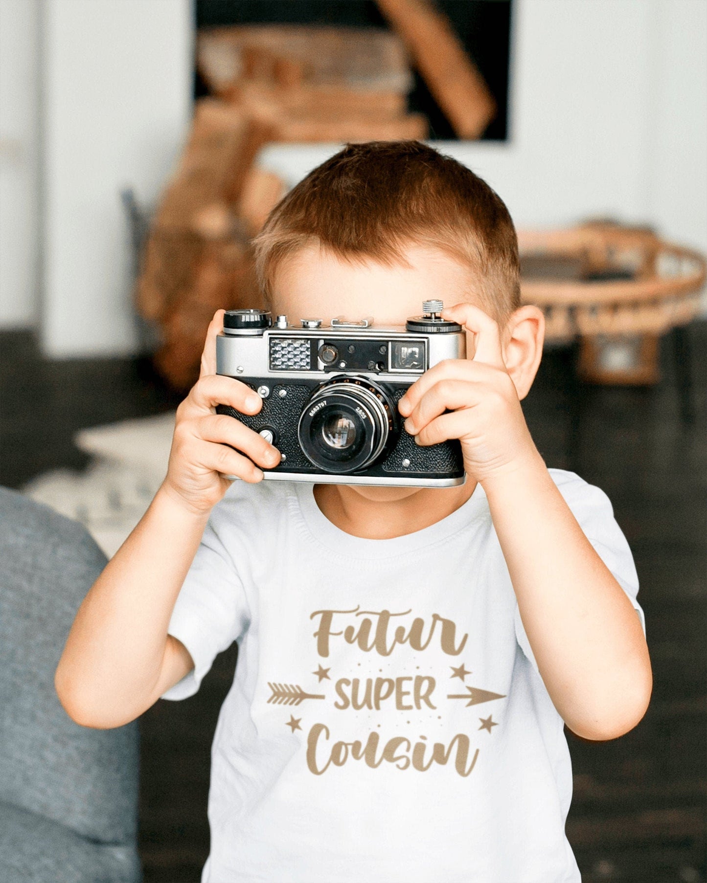T-shirt futur cousin personnalisable