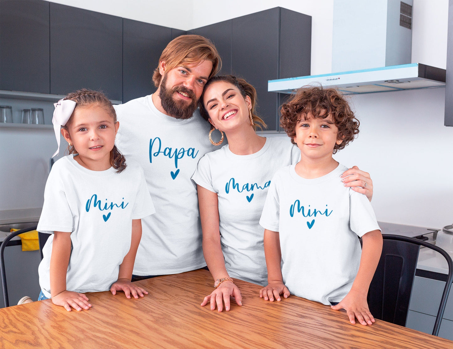 T-shirt famille assorti, Ensemble famille