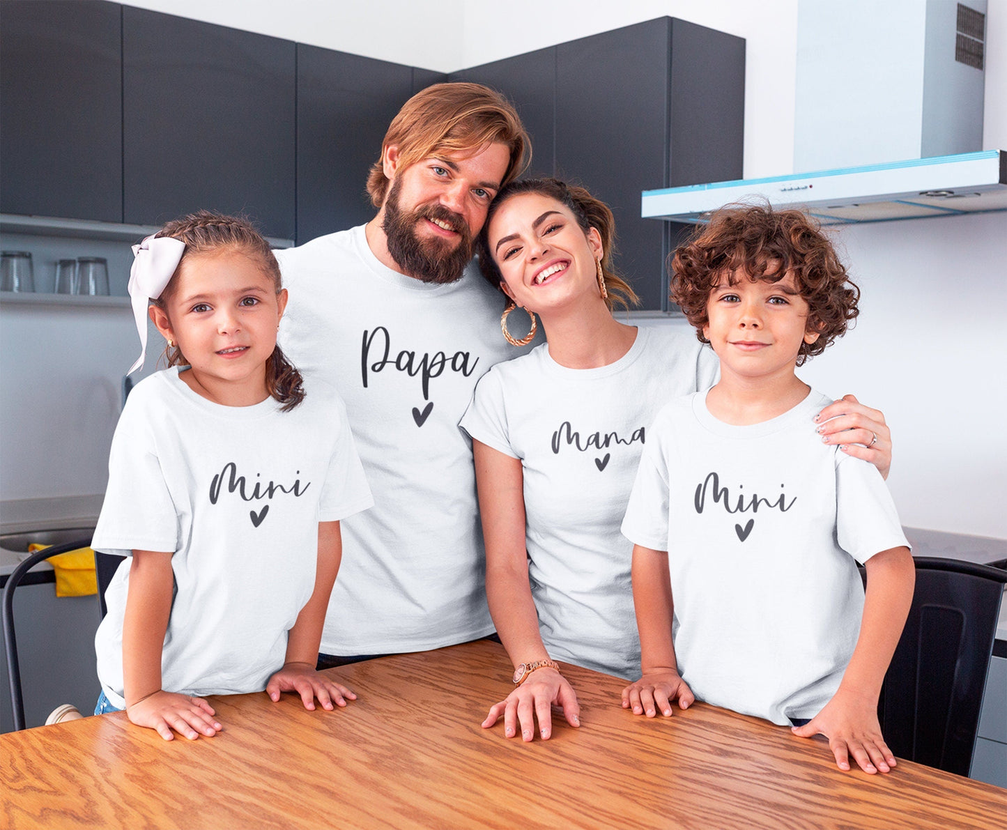 T-shirt famille assorti, Ensemble famille