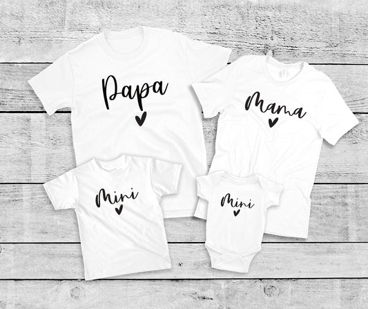 T-shirt famille assorti, Ensemble famille