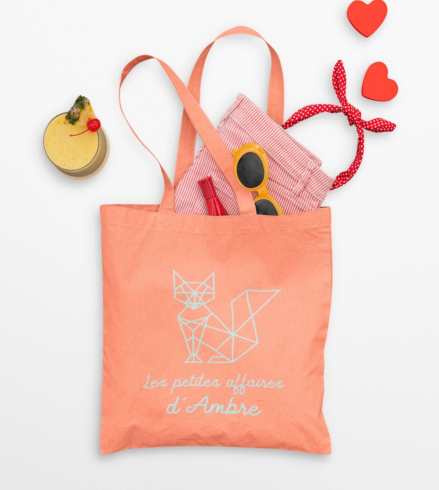 Sac enfant Renard personnalisé, Sac enfant, Sac enfant personnalisé, Tote bag enfant
