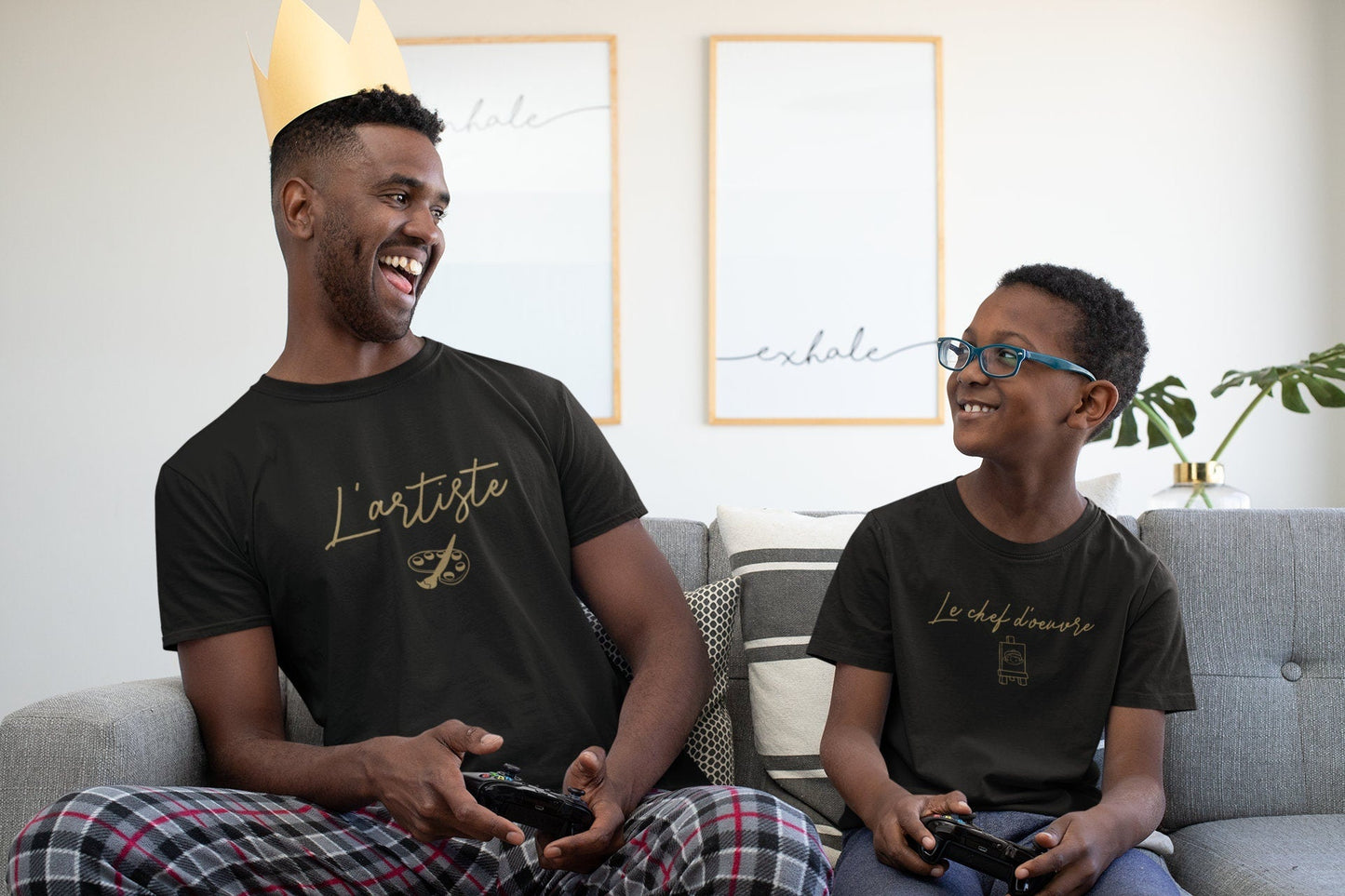 T-shirt famille assorti, T-shirt maman, Maman et moi, Cadeau maman personnalisé