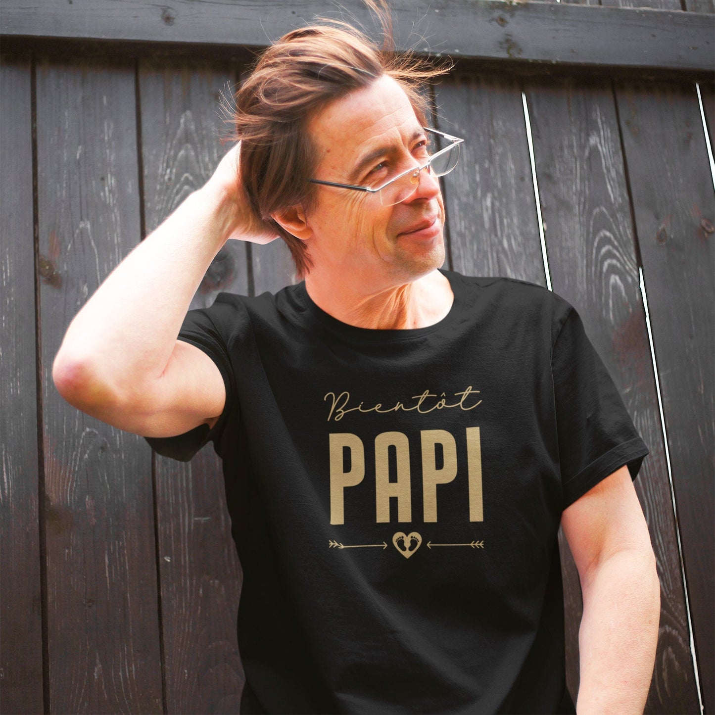 T-shirt annonce grossesse, T-shirt pour grand père