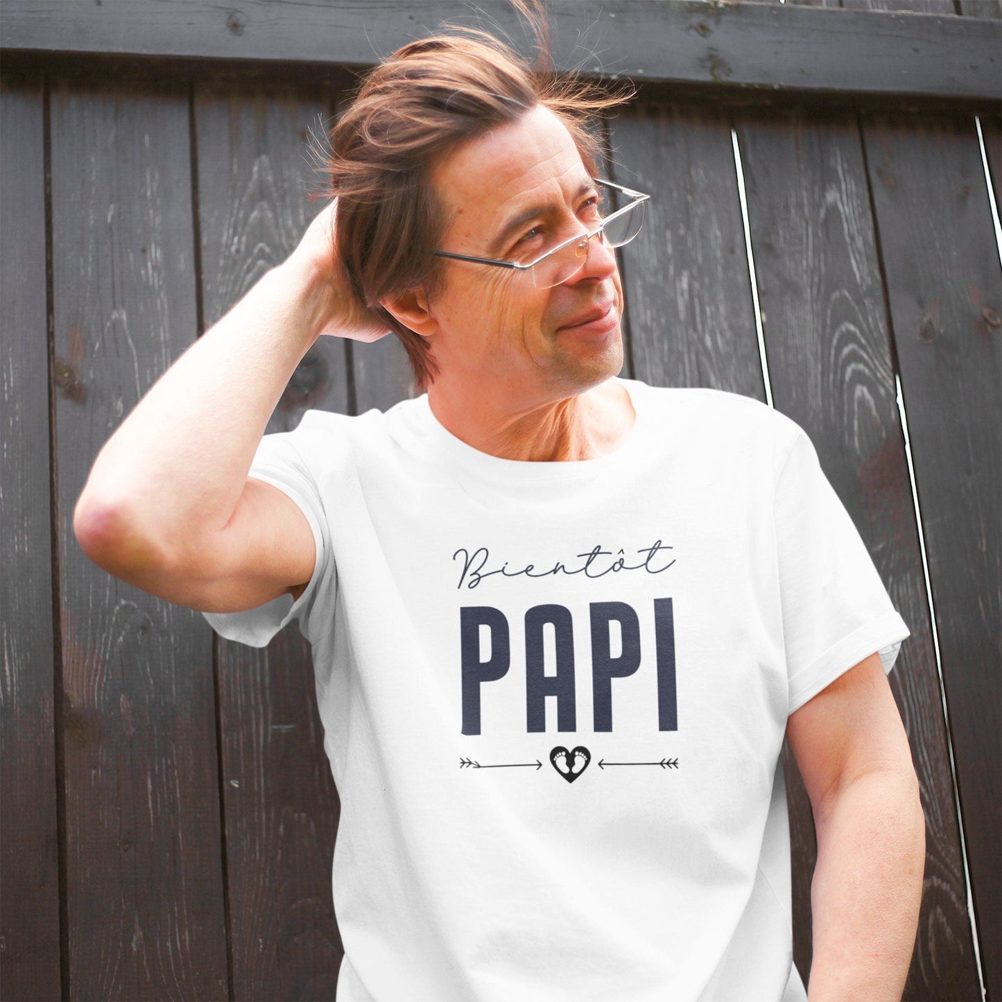 T-shirt annonce grossesse, T-shirt pour grand père