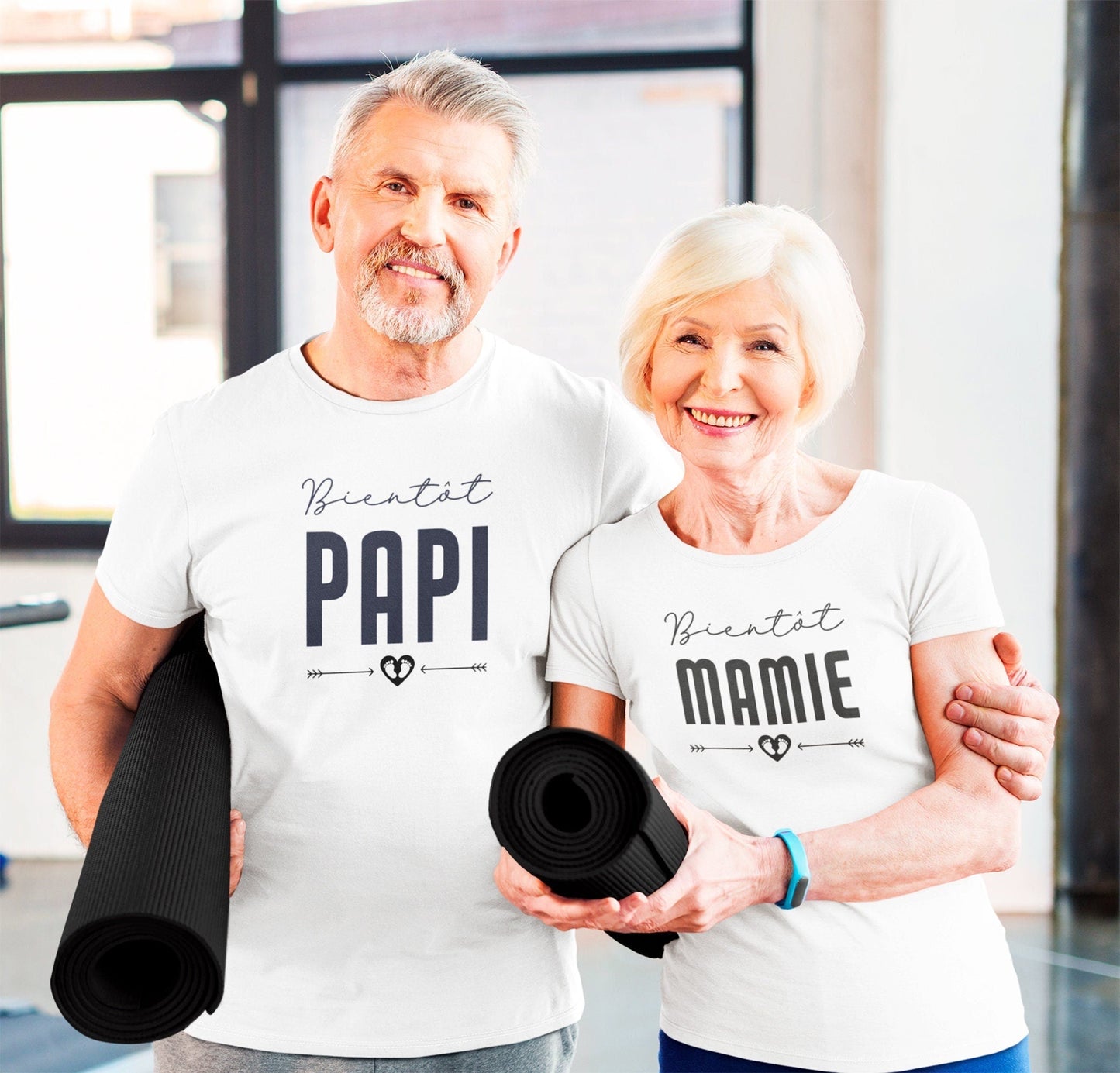 T-shirt Mamie, T-shirt Papi, Annonce grossesse grand parents