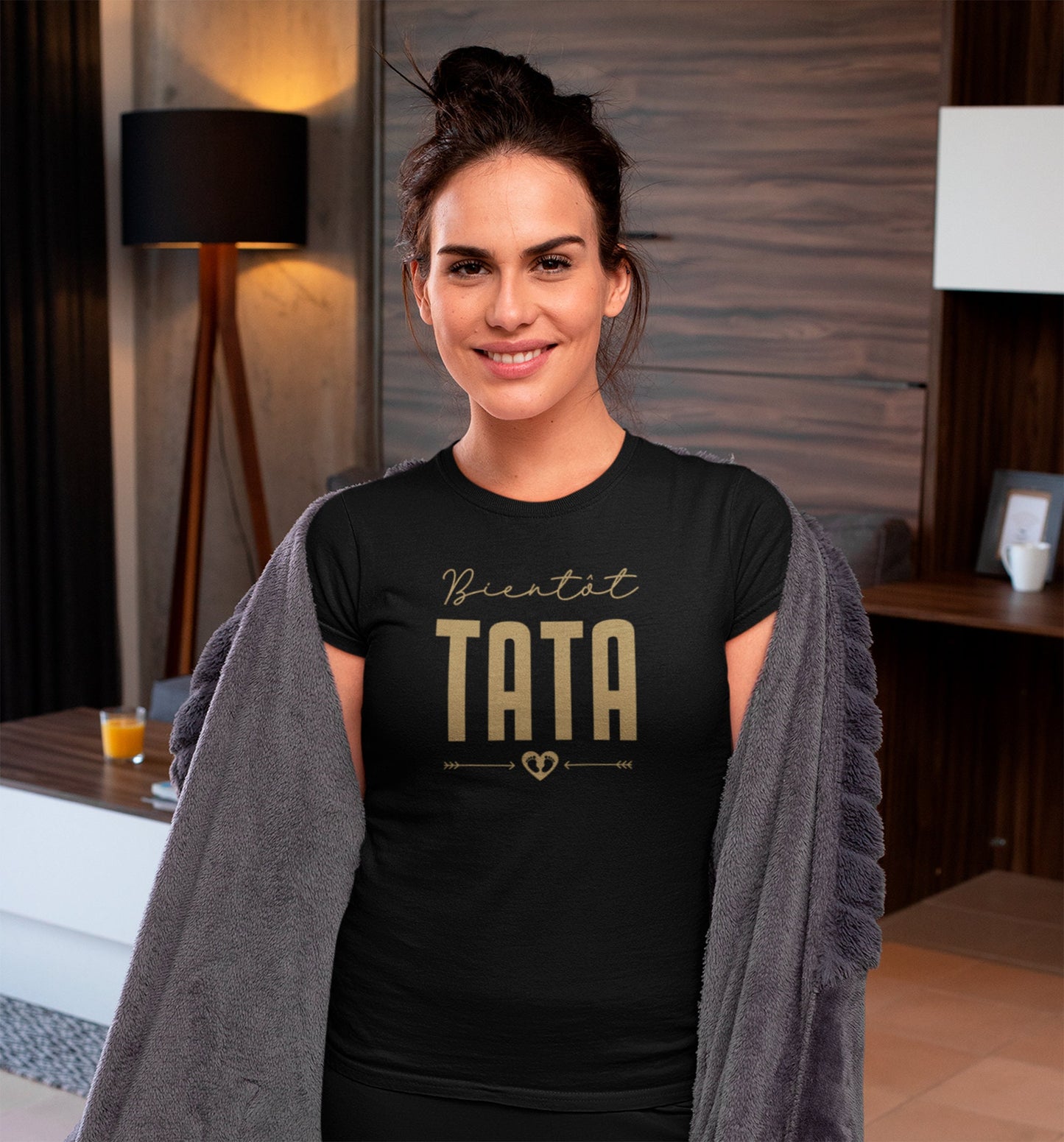 T-shirt annonce grossesse, Bientôt Tata, Idée cadeau naissance