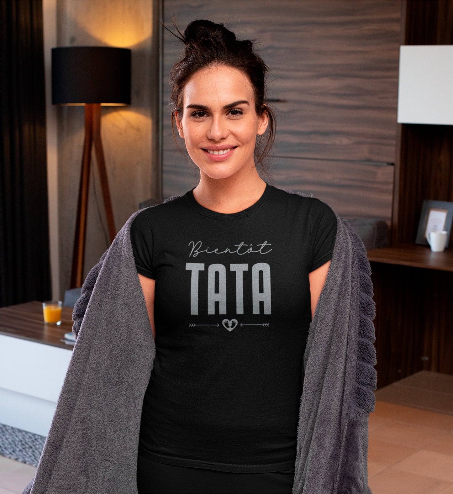 T-shirt annonce grossesse, Bientôt Tata, Idée cadeau naissance
