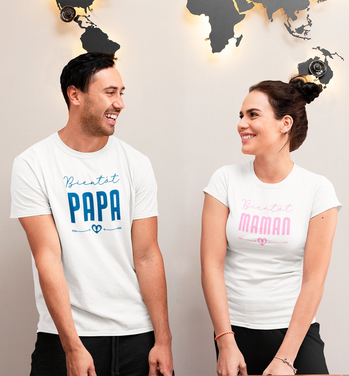 T-shirt annonce grossesse, Futur parents, Annonce grossesse parents