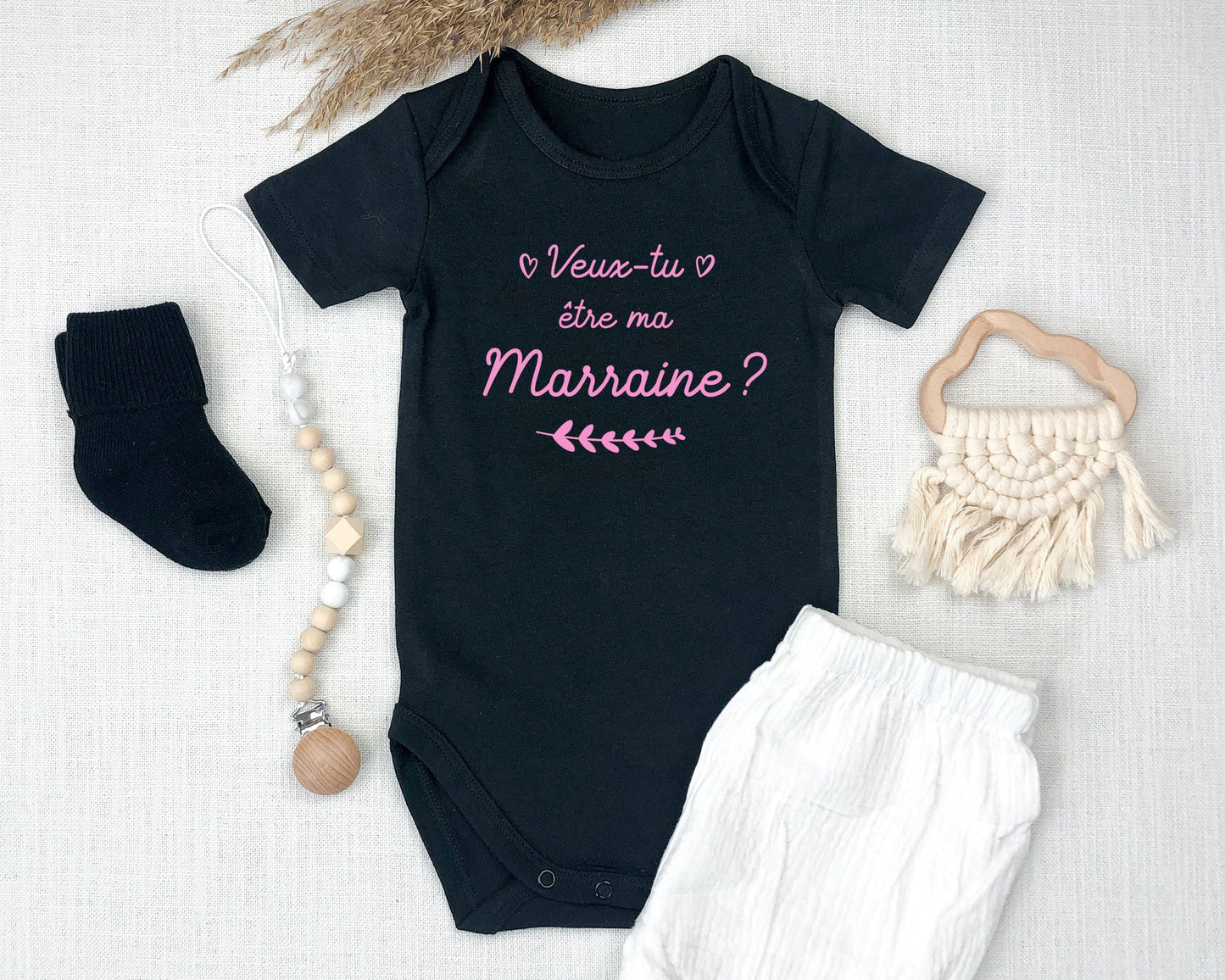 T-shirt annonce grossesse, Future Marraine, Idée cadeau naissance, Cadeau Marraine