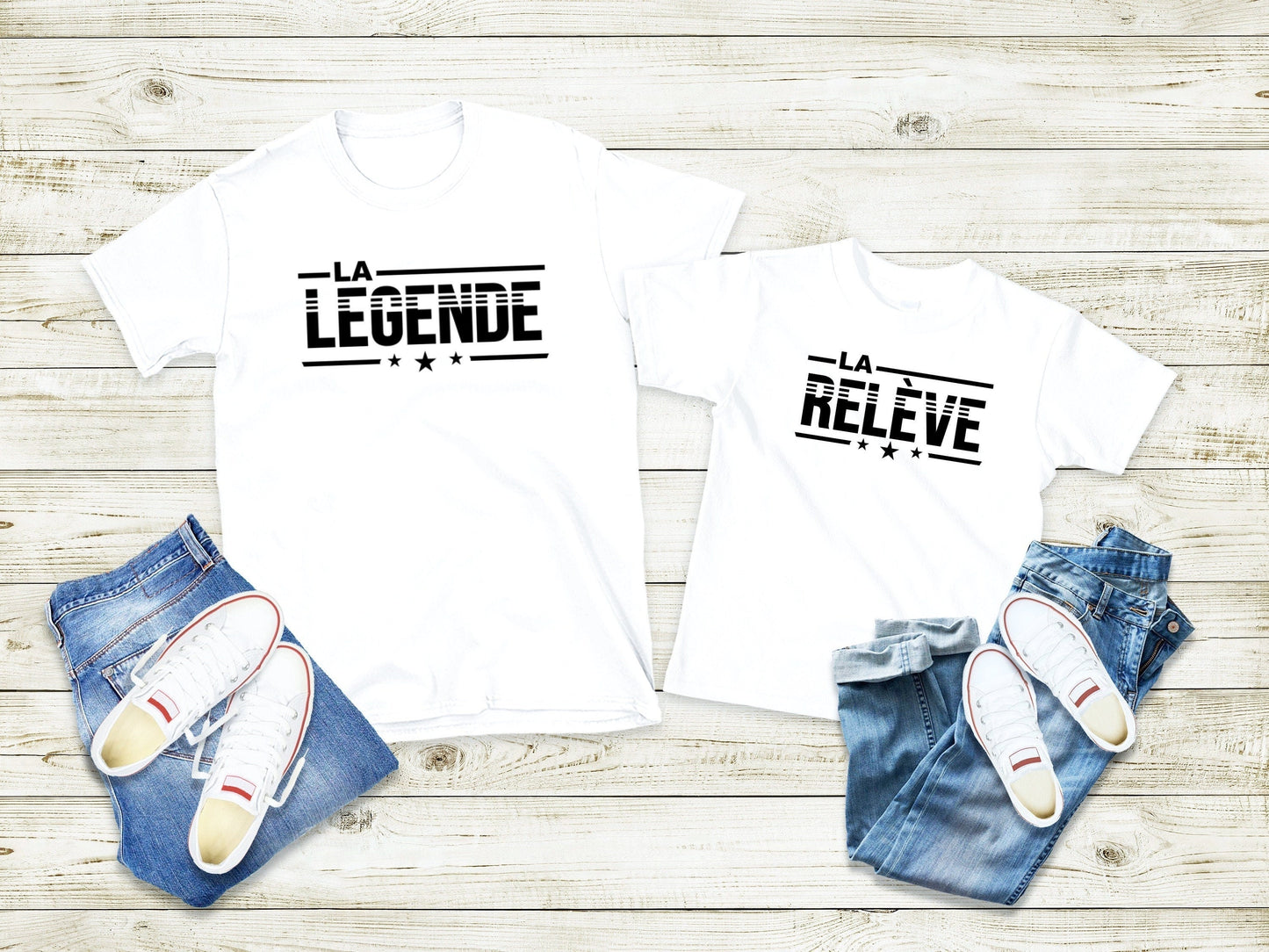 T-shirt parents enfants, T-shirt famille personnalisé