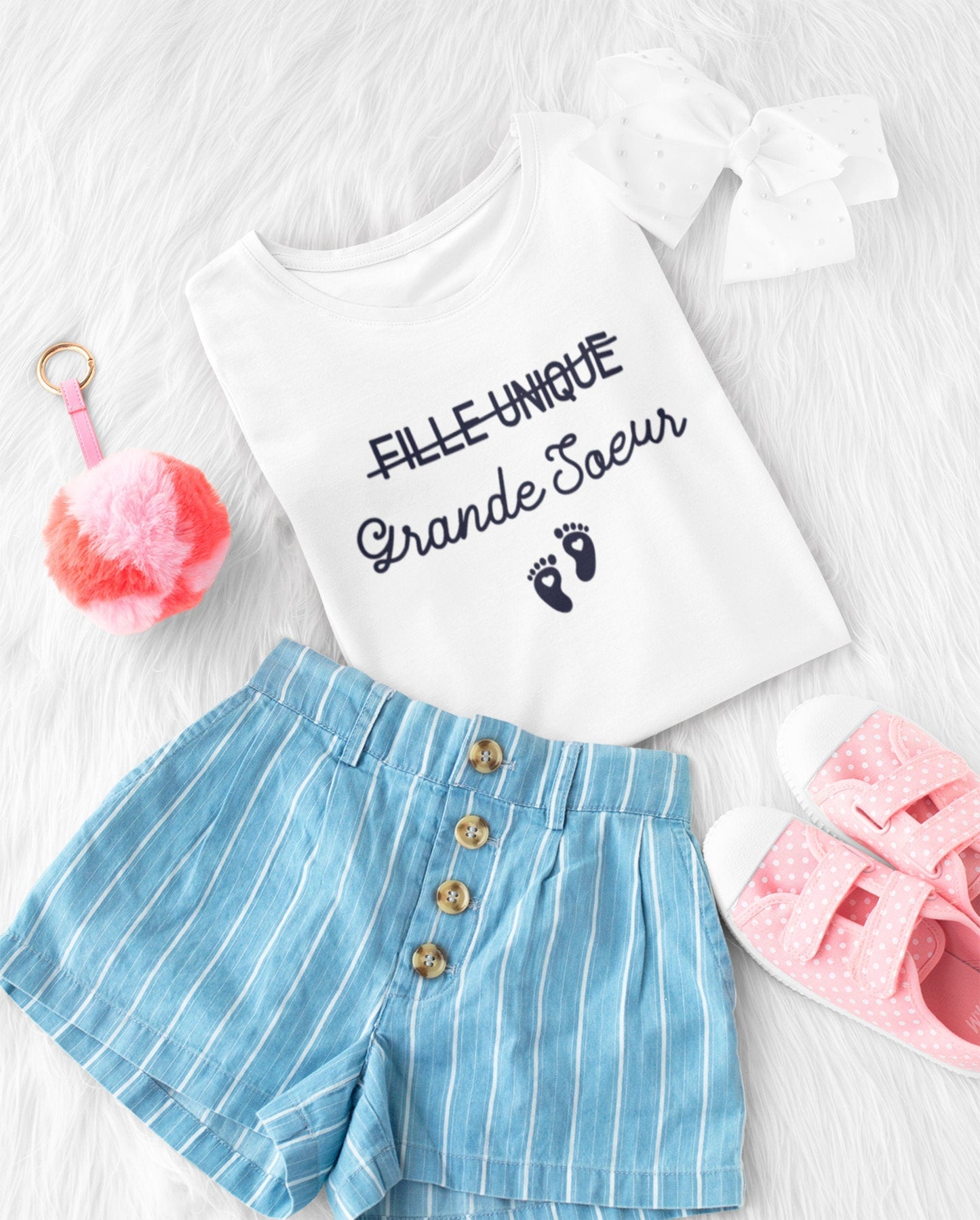 T-shirt future grande soeur, Annonce grossesse