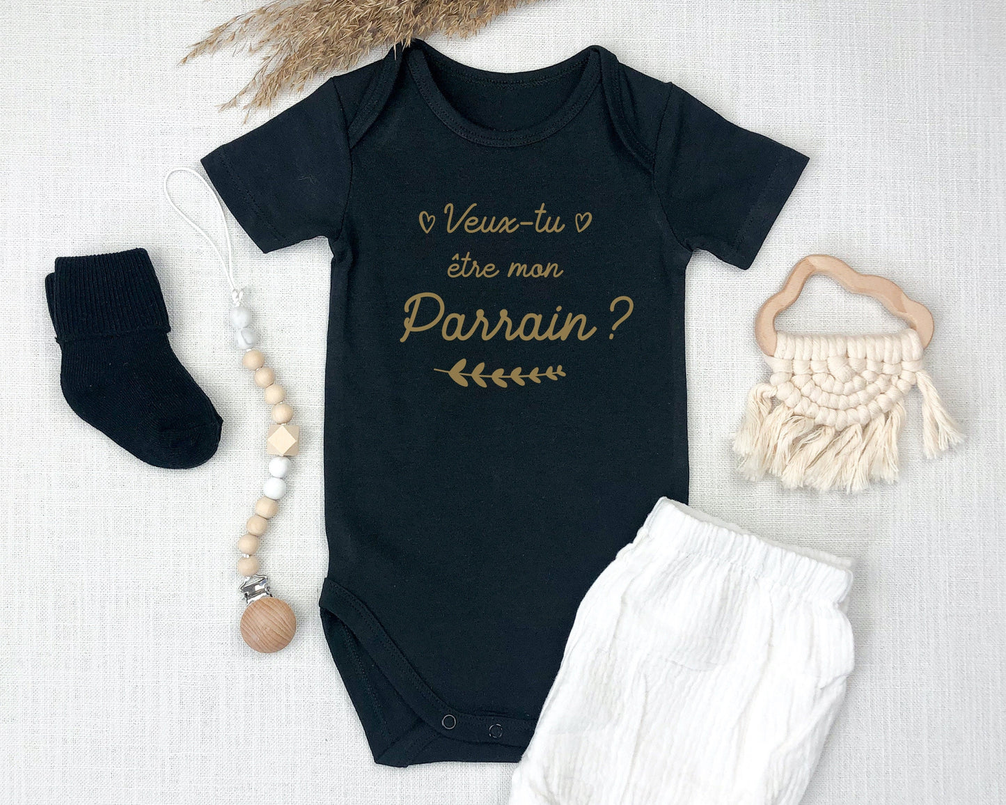 T-shirt annonce grossesse, Futur Parrain, Idée cadeau naissance, Cadeau Parrain