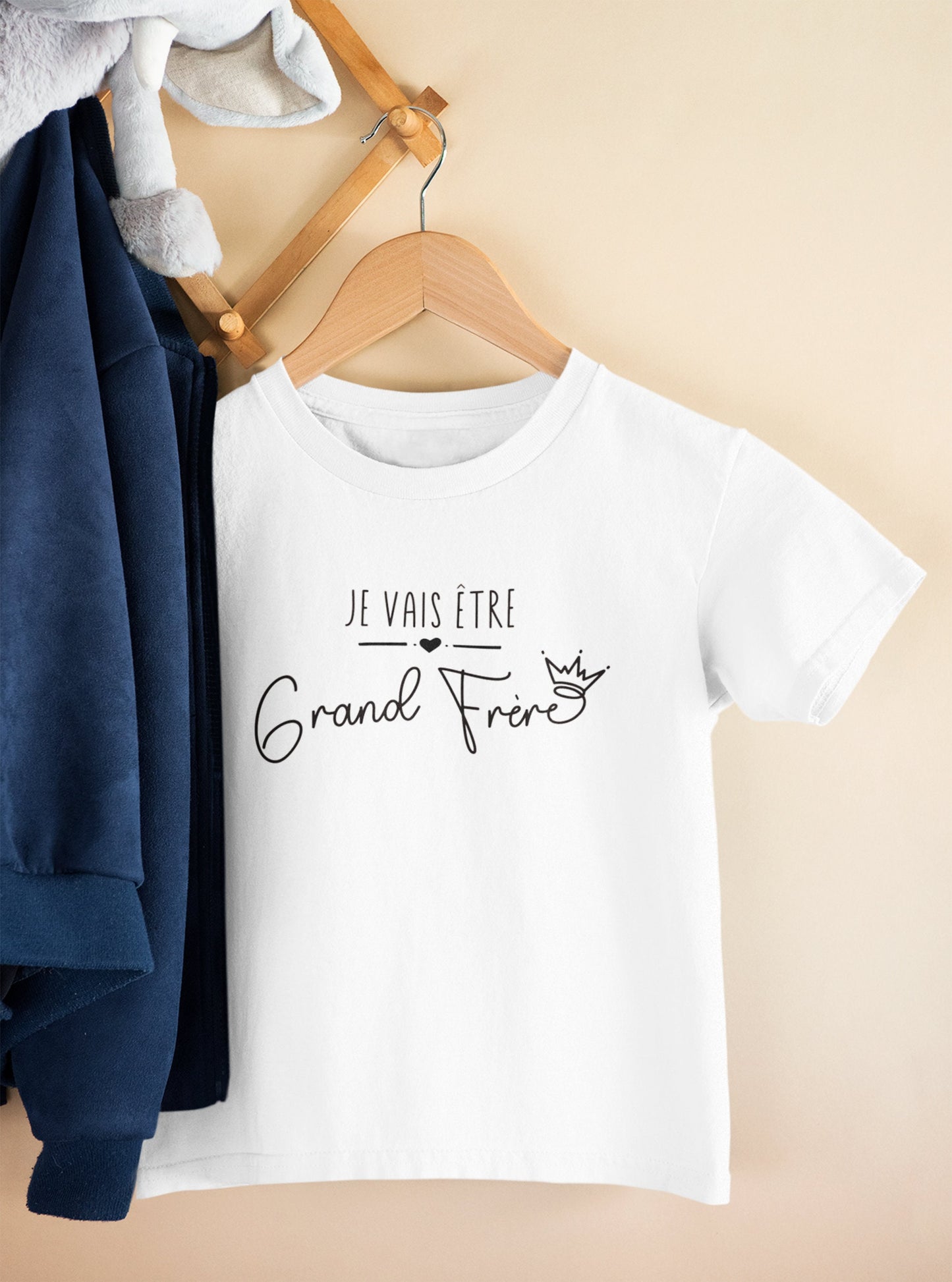 T-shirt futur grand frère, Annonce grossesse, Bientôt grand frère, T-shirt enfant je vais être grand frère