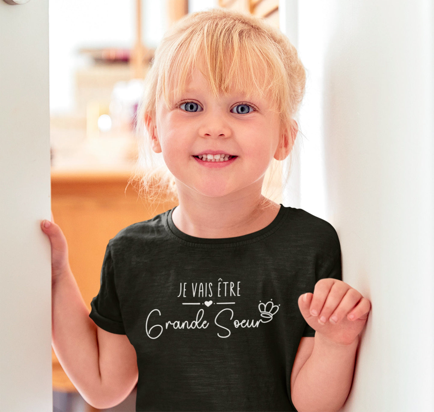 T-shirt future grande soeur, Annonce grossesse, Bientôt grande soeur, T-shirt enfant je vais être grande soeur