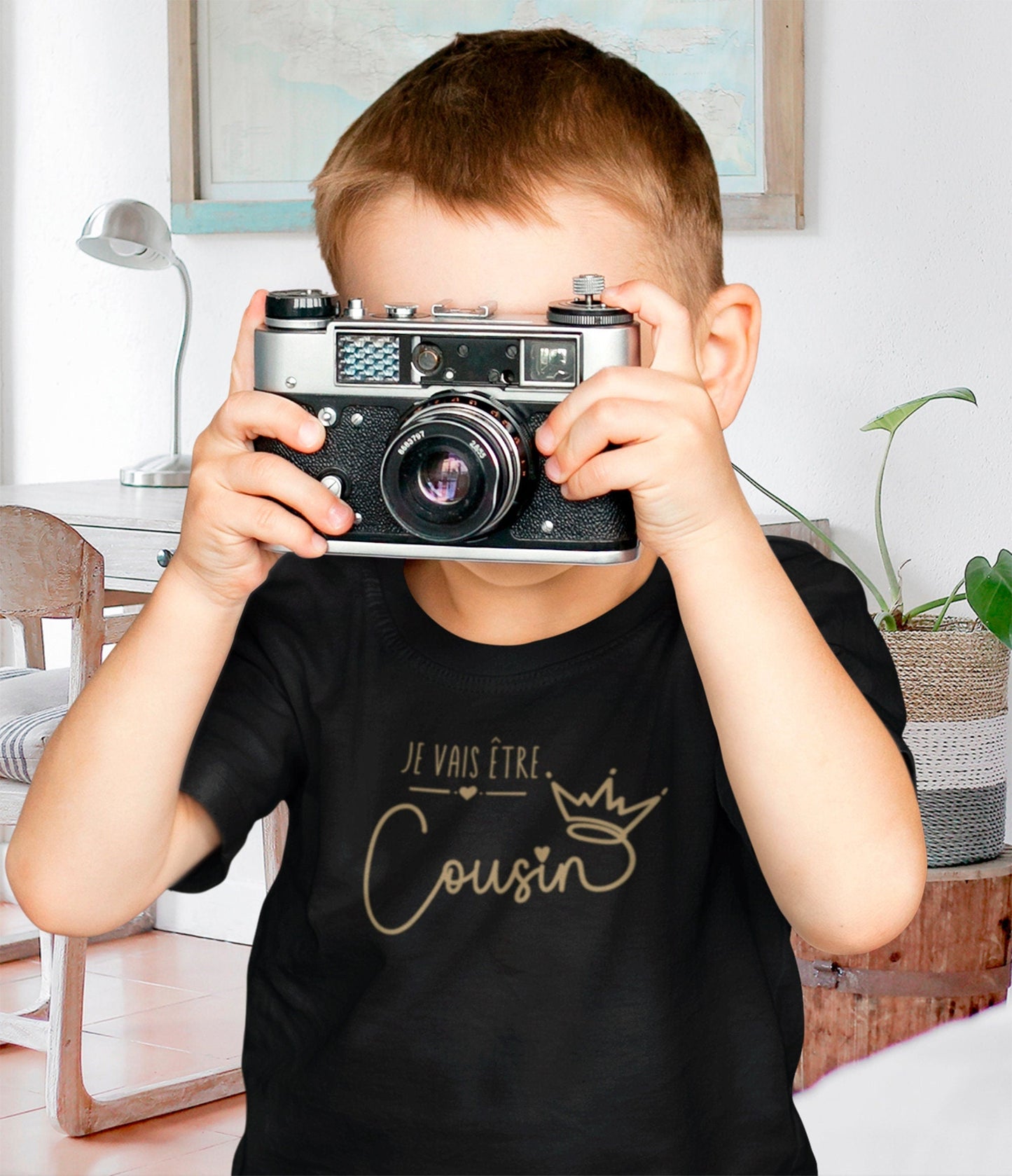 T-shirt futur cousin personnalisable, T-shirt enfant je vais être cousin, Annonce grossesse