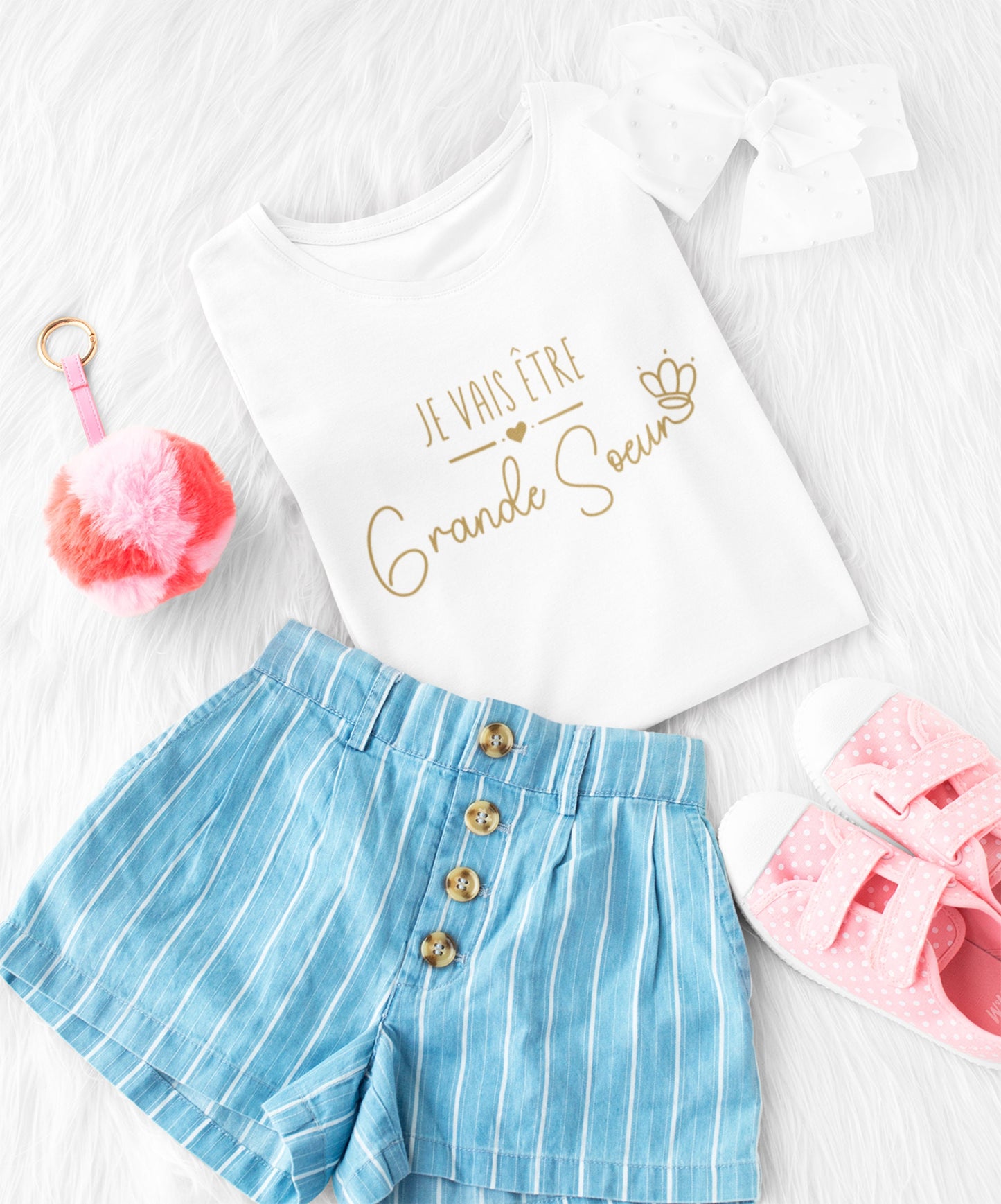 T-shirt future grande soeur, Annonce grossesse, Bientôt grande soeur, T-shirt enfant je vais être grande soeur