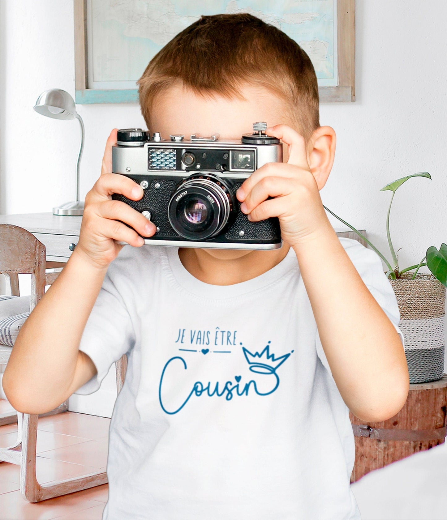 T-shirt futur cousin personnalisable, T-shirt enfant je vais être cousin, Annonce grossesse