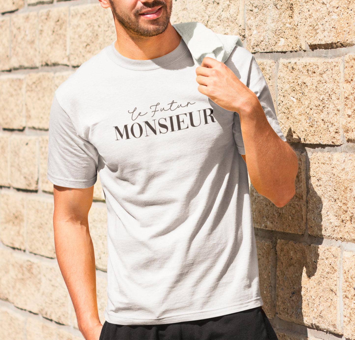 T-shirt EVG, Futur marié, Fiançailles homme, Cadeau de mariage