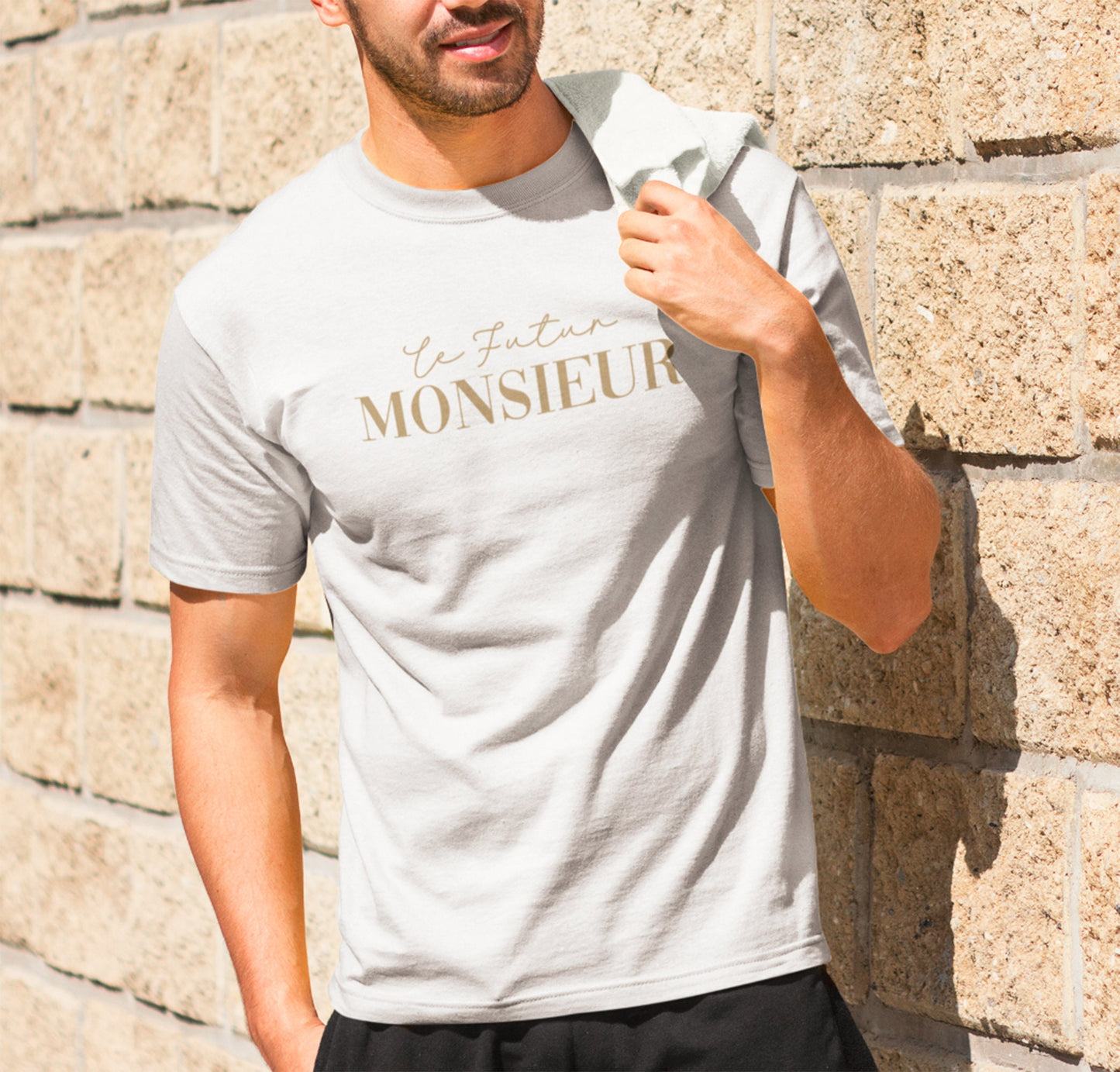 T-shirt EVG, Futur marié, Fiançailles homme, Cadeau de mariage