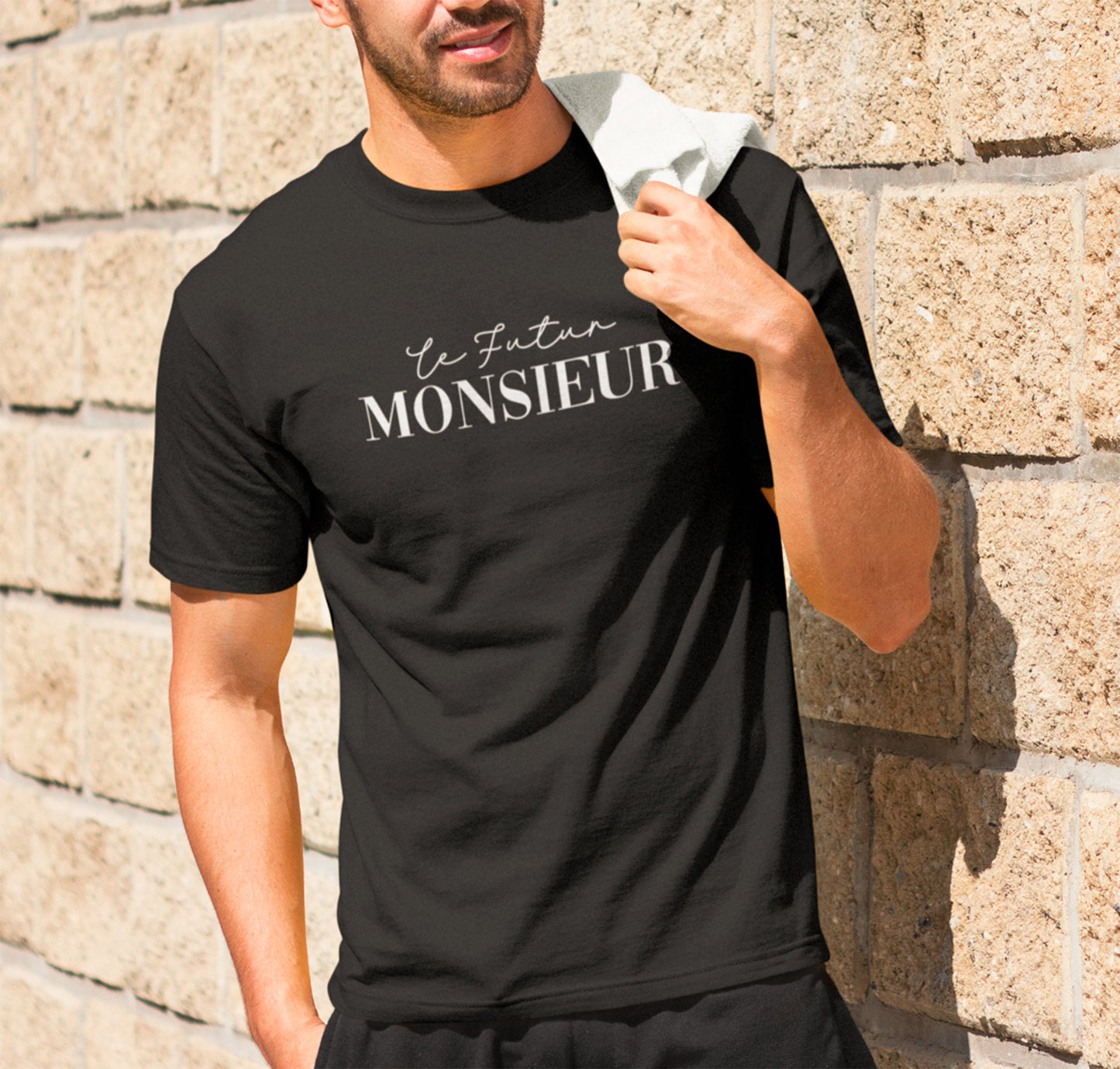 T-shirt EVG, Futur marié, Fiançailles homme, Cadeau de mariage