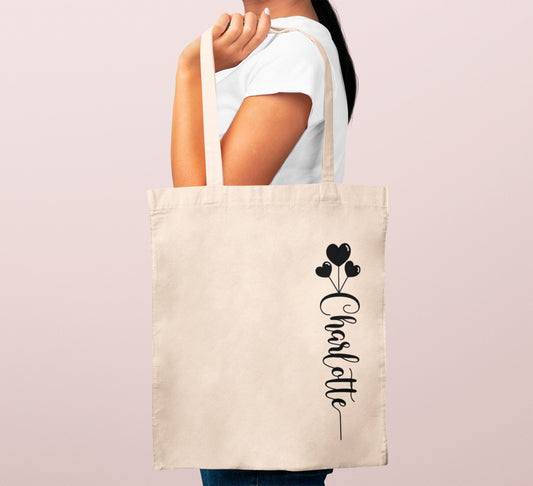 Tote bag personnalisable, Sac en tissu personnalisé