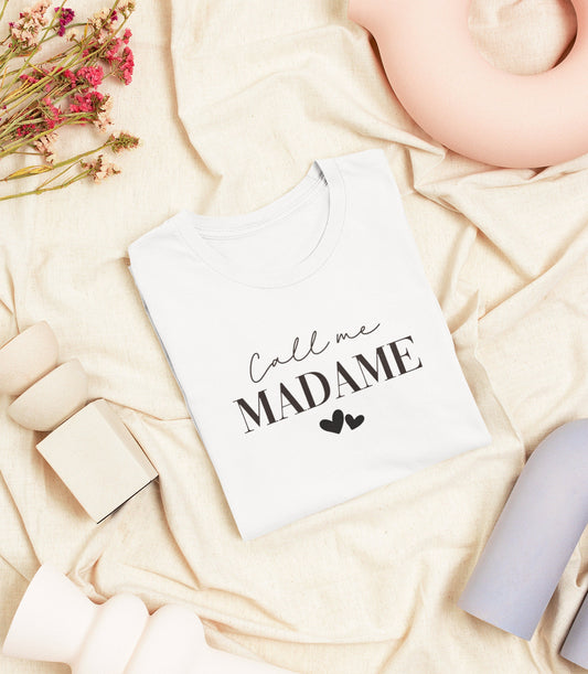 T-shirt mariage, Future mariée, Call me Madame