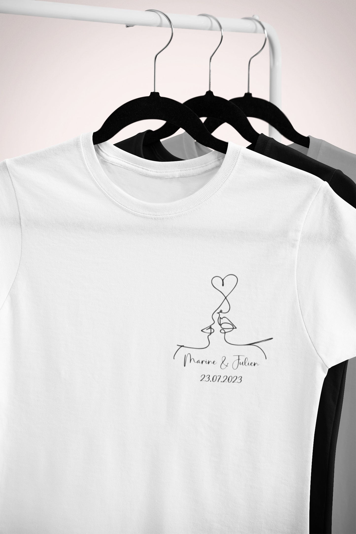 T-shirt mariage, Mr Mme, Cadeau de mariage, Jeunes mariés