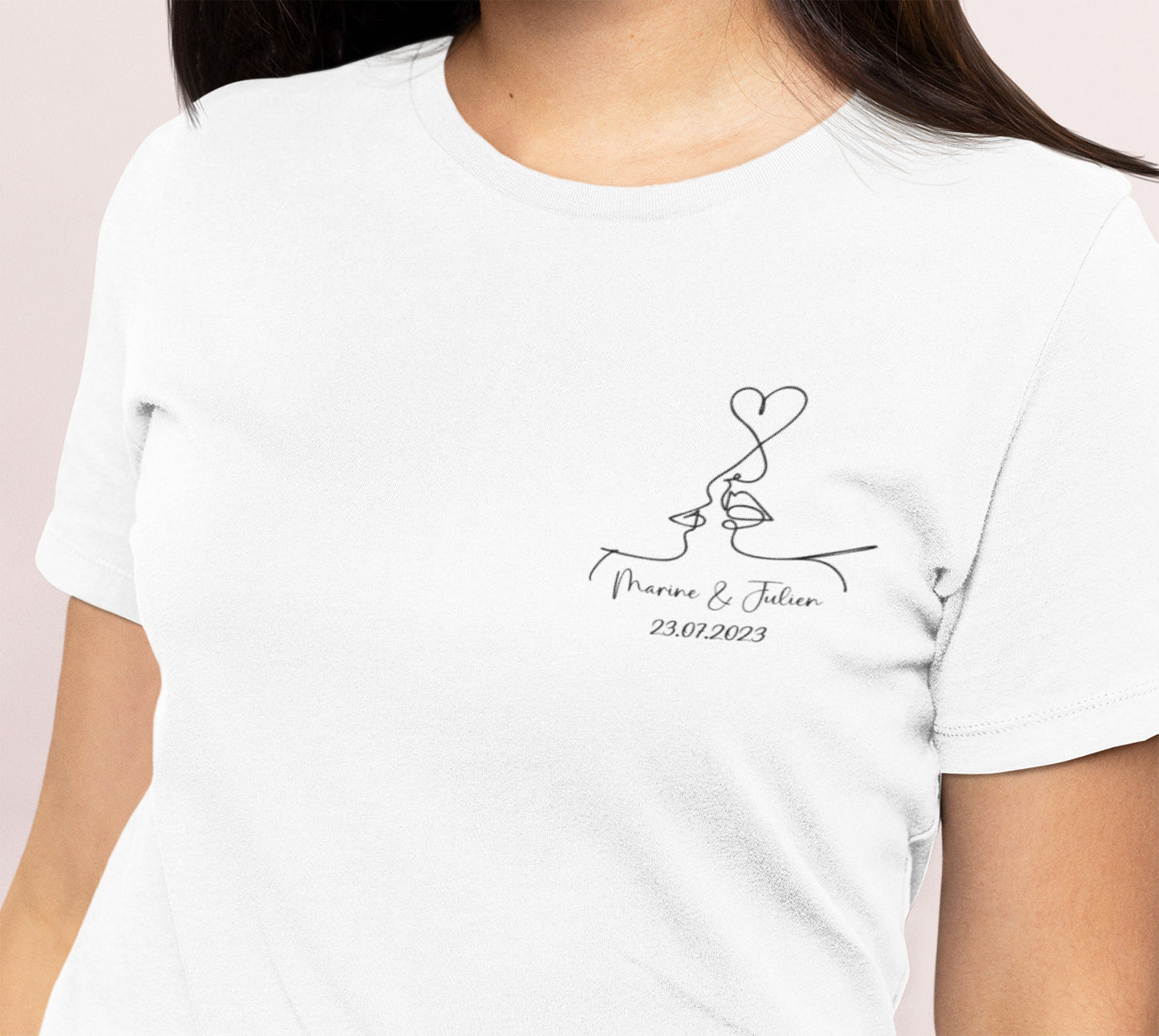 T-shirt mariage, Mr Mme, Cadeau de mariage, Jeunes mariés