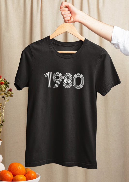 T-shirt personnalisé année de naissance, cadeau anniversaire, fête anniversaire, T-shirt populaire