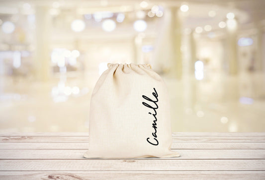 Sac de rangement, Pochon personnalisé, Sac à cordons