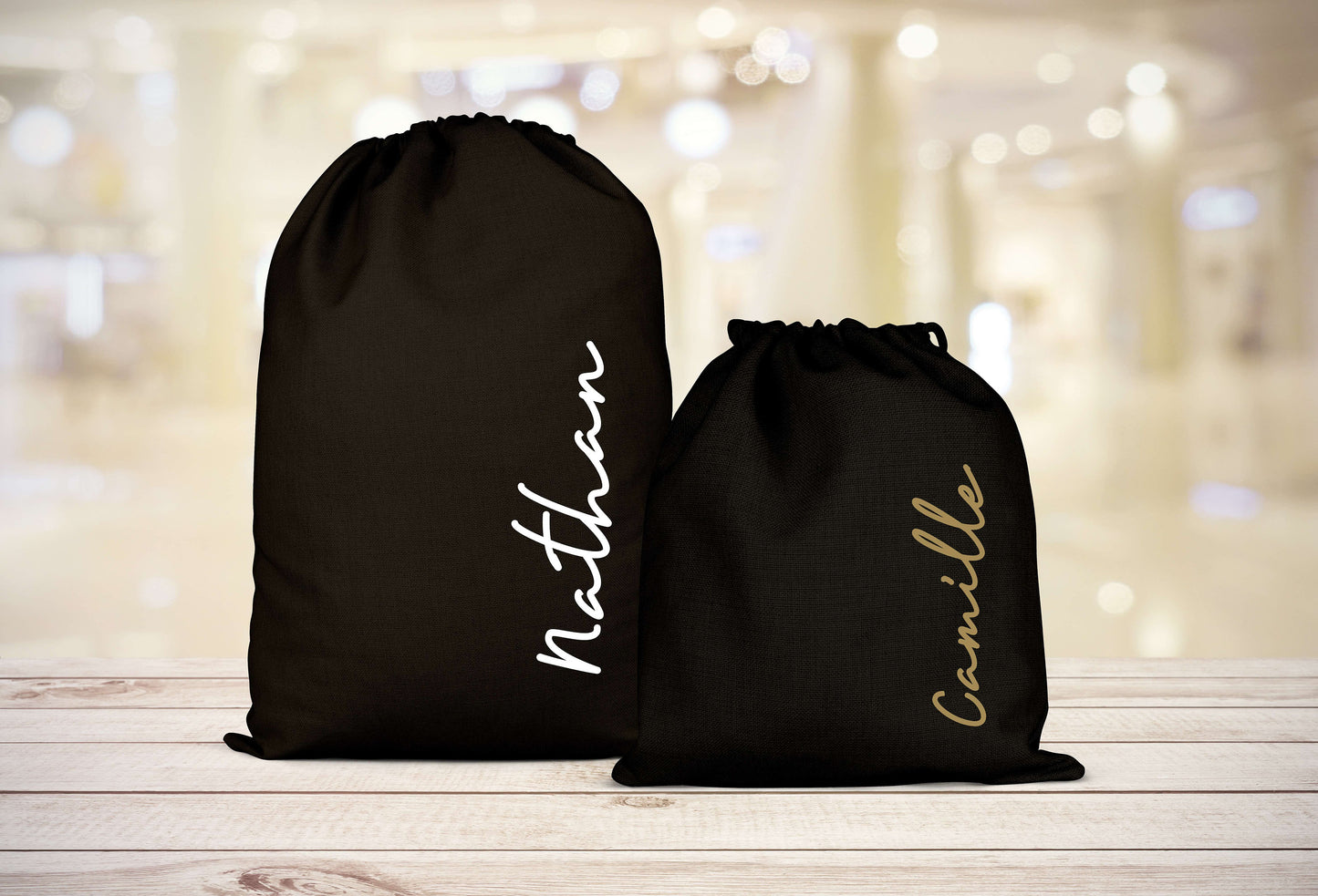Sac de rangement, Pochon personnalisé, Sac à cordons