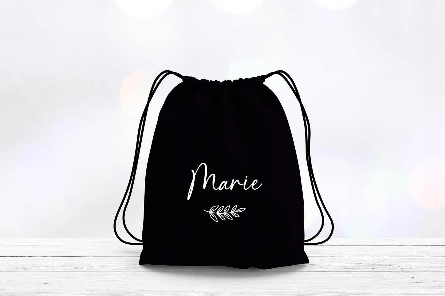 Sac à dos à cordon, Sac à dos personnalisé prénom, Sac à dos enfant,