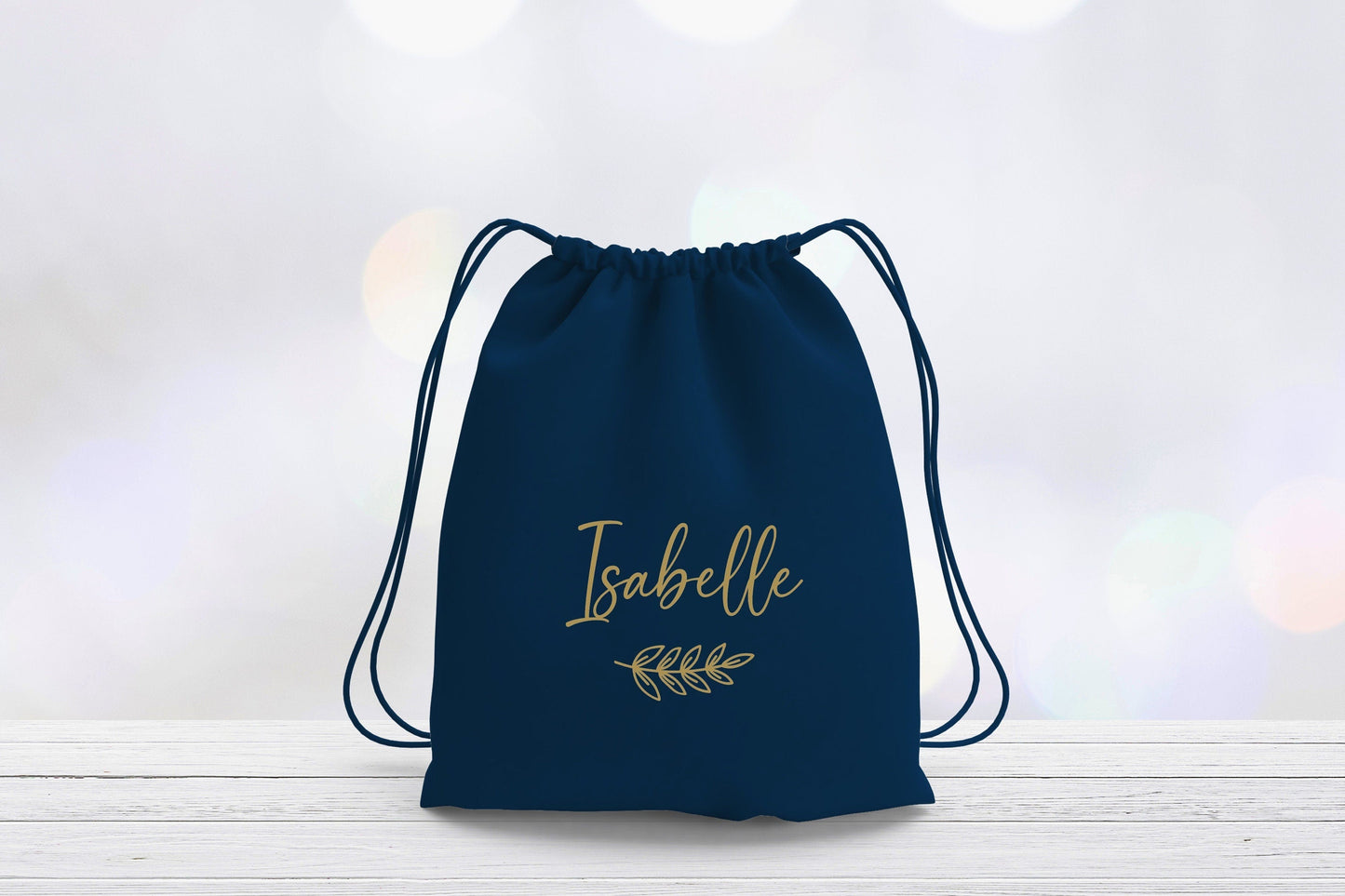 Sac à dos à cordon, Sac à dos personnalisé prénom, Sac à dos enfant,