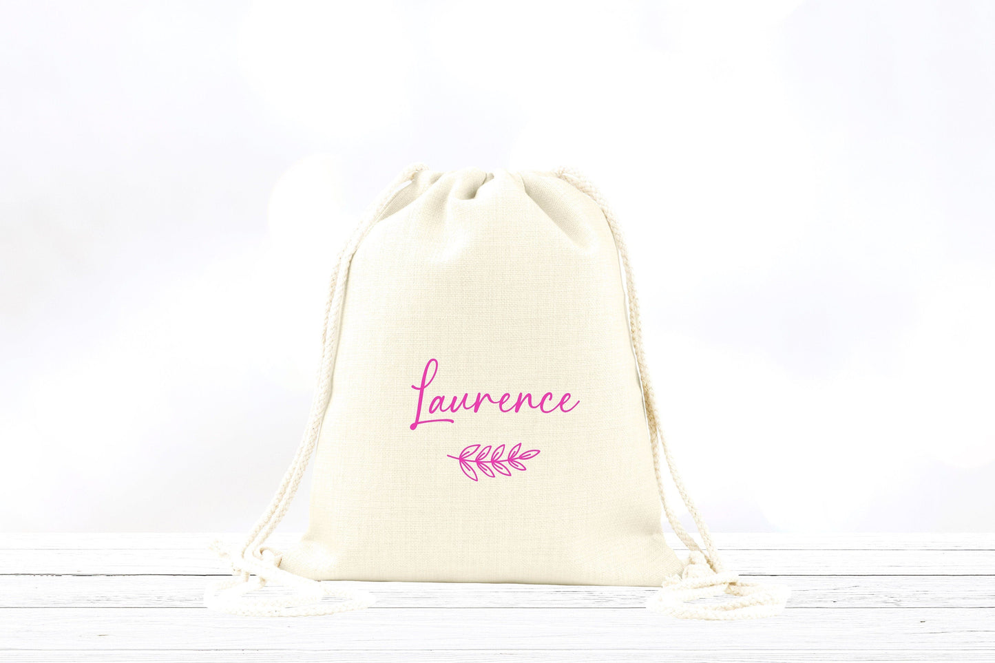Sac à dos à cordon, Sac à dos personnalisé prénom, Sac à dos enfant,